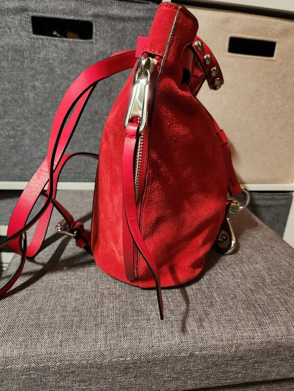 Rebecca Minkoff Studded Bucket Backpack